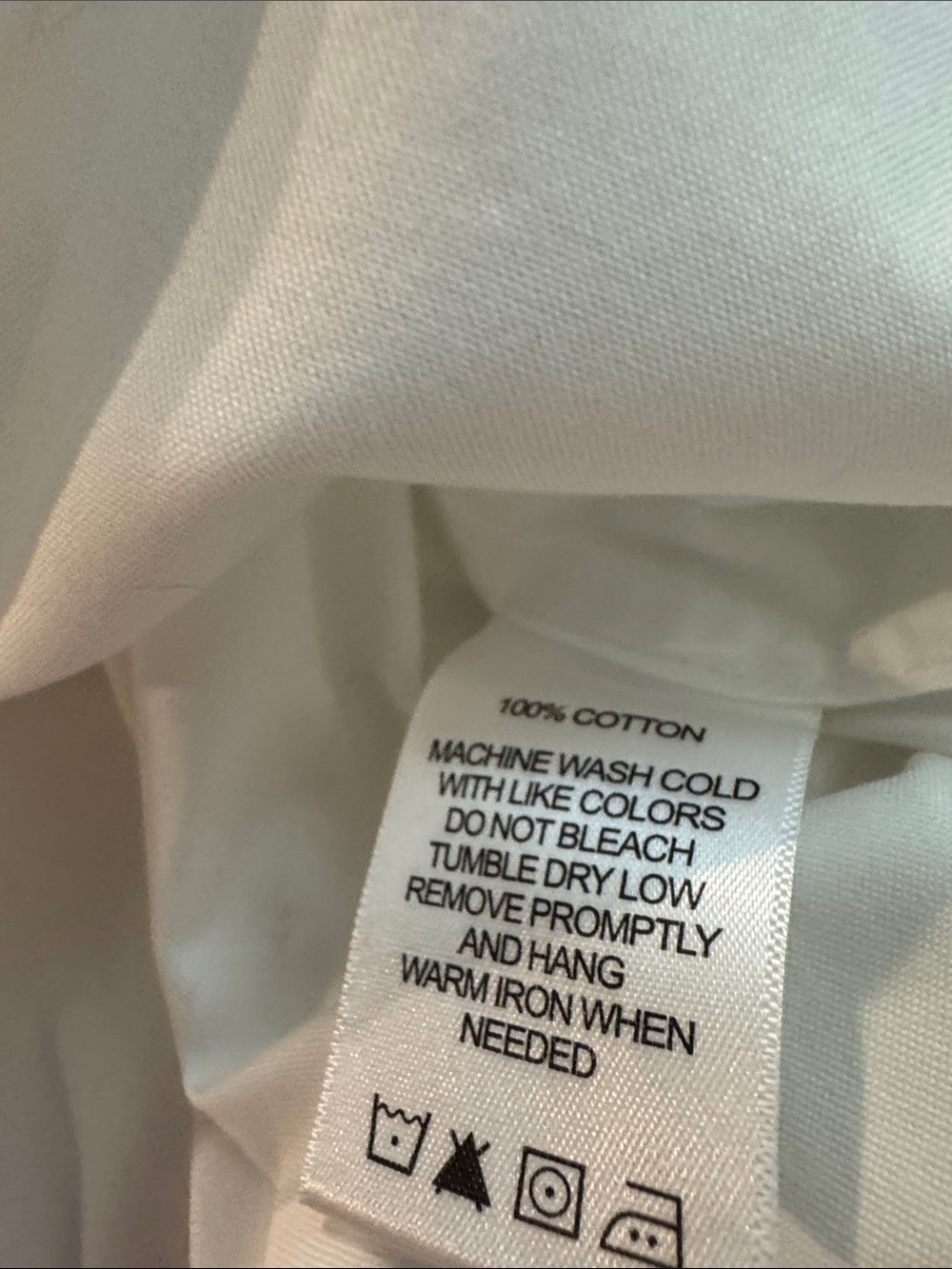 Foxcroft Classic White Button Down Shirt Women’s Size 12 No Iron 100% Cotton - Picture 8 of 8